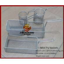 Assorted kitchen craft sieves stainless steel cooking strainers mini fry baskets